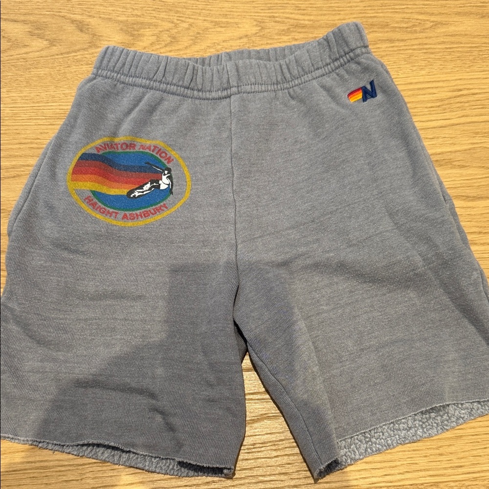 Aviator Nation Kids Charcoal Shorts